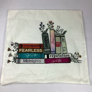 Taylor Swift Eras Tour Throw Pillow Cover 18" x 17"